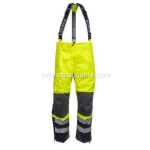 Unisex Green High Visibility Waterproof Overalls